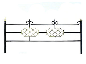 Металлическая ограда вид 3: фото