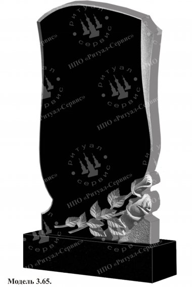 Памятник из натурального камня резной Модель 3.65