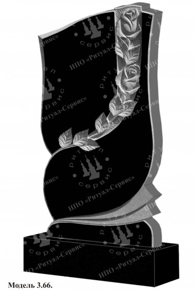 Памятник из натурального камня резной Модель 3.66