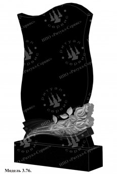 Памятник из натурального камня резной Модель 3.76: фото