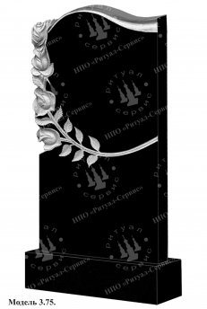 Памятник из натурального камня резной Модель 3.75: фото