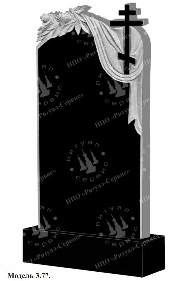 Памятник из натурального камня резной Модель 3.77