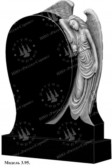 Памятник из натурального камня резной Модель 3.95