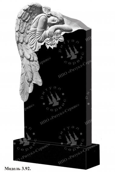 Памятник из натурального камня резной Модель 3.92