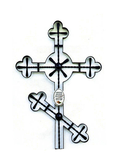 Металлический крест вид 22